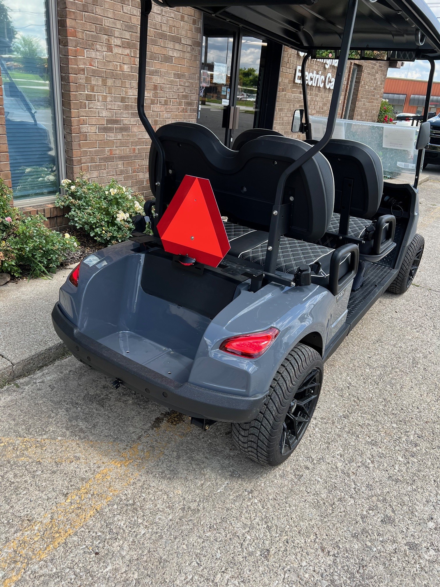 2024 Vivid LSV V Series DEMO - Gray 4 Passenger Forward Facing - Image 3