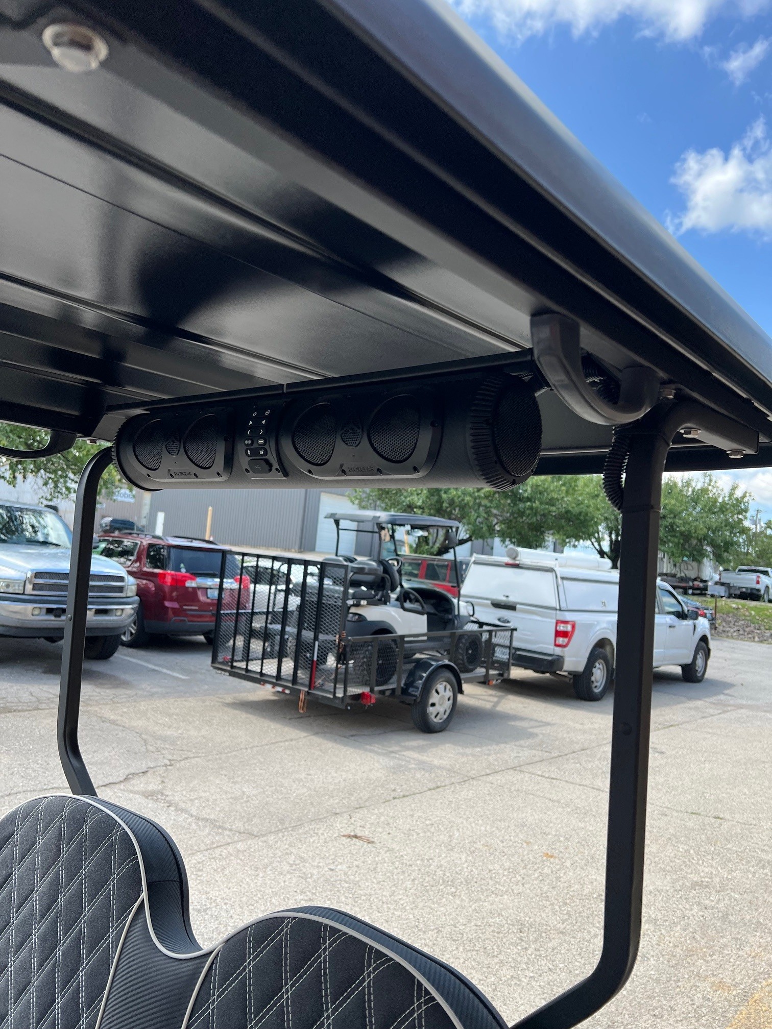 2024 Vivid LSV V Series DEMO - Gray 4 Passenger Forward Facing - Image 4