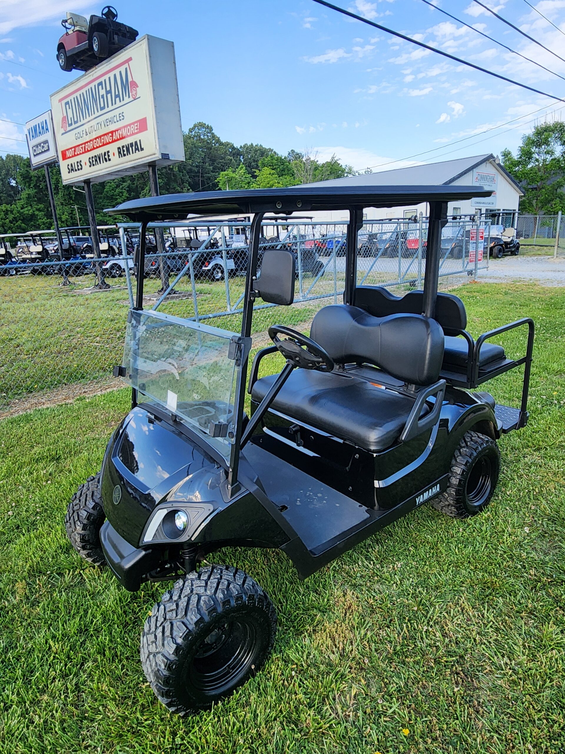 🔥 2021 Yamaha Drive2 – 4 Passenger Lifted EFI Gas QuietTech Golf Cart Calvert City🔥