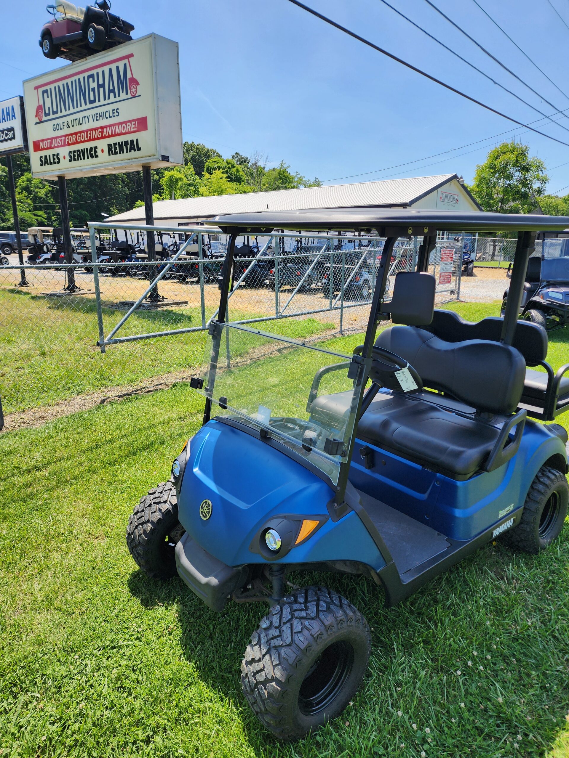 🔥 2021 Yamaha Drive2 – 4 Passenger Lifted EFI Gas Artic Drift Matte QuietTech Golf Cart Calvert City🔥