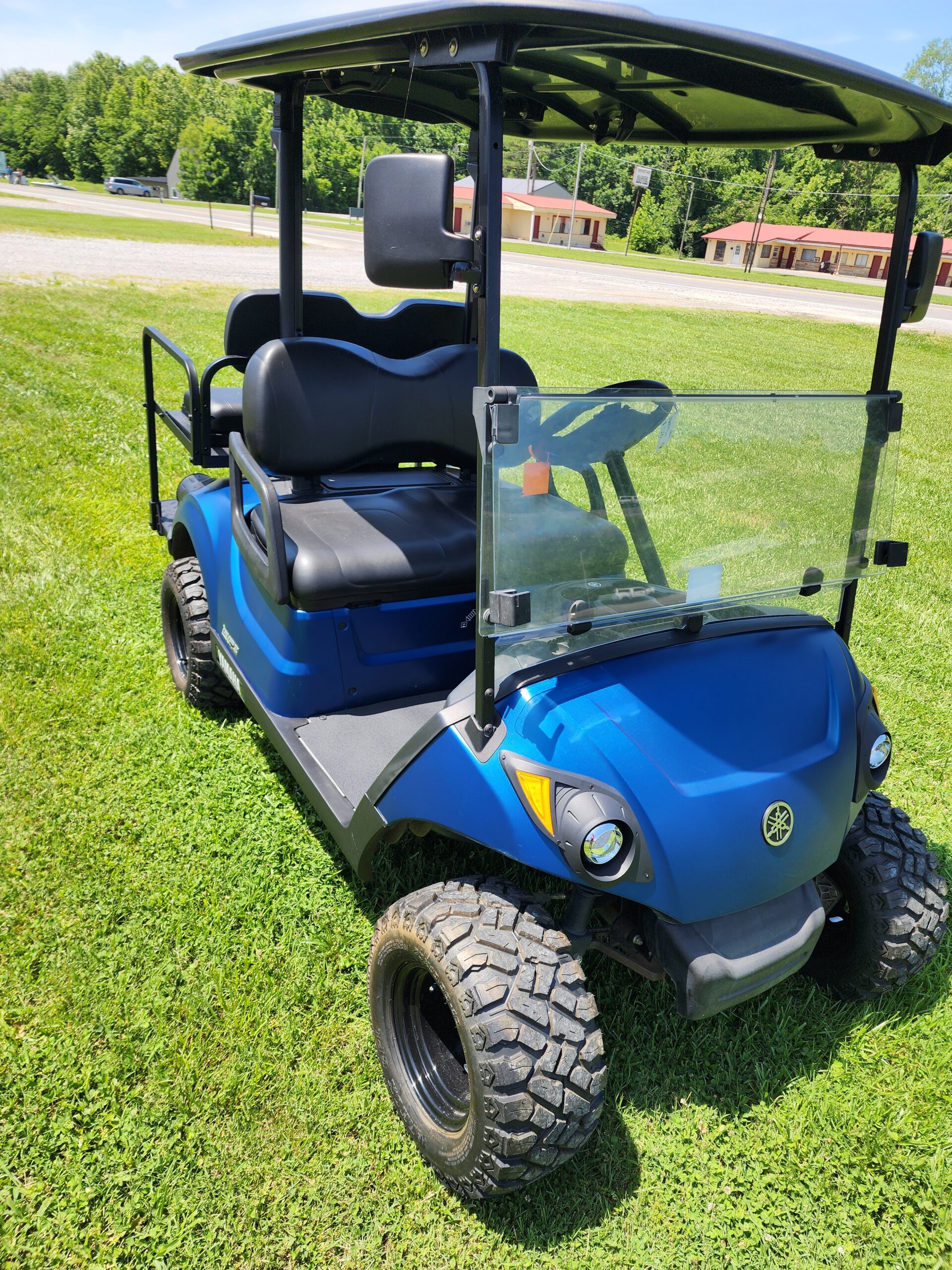 🔥 2021 Yamaha Drive2 – 4 Passenger Lifted EFI Gas Artic Drift Matte QuietTech Golf Cart Calvert City🔥 - Image 3