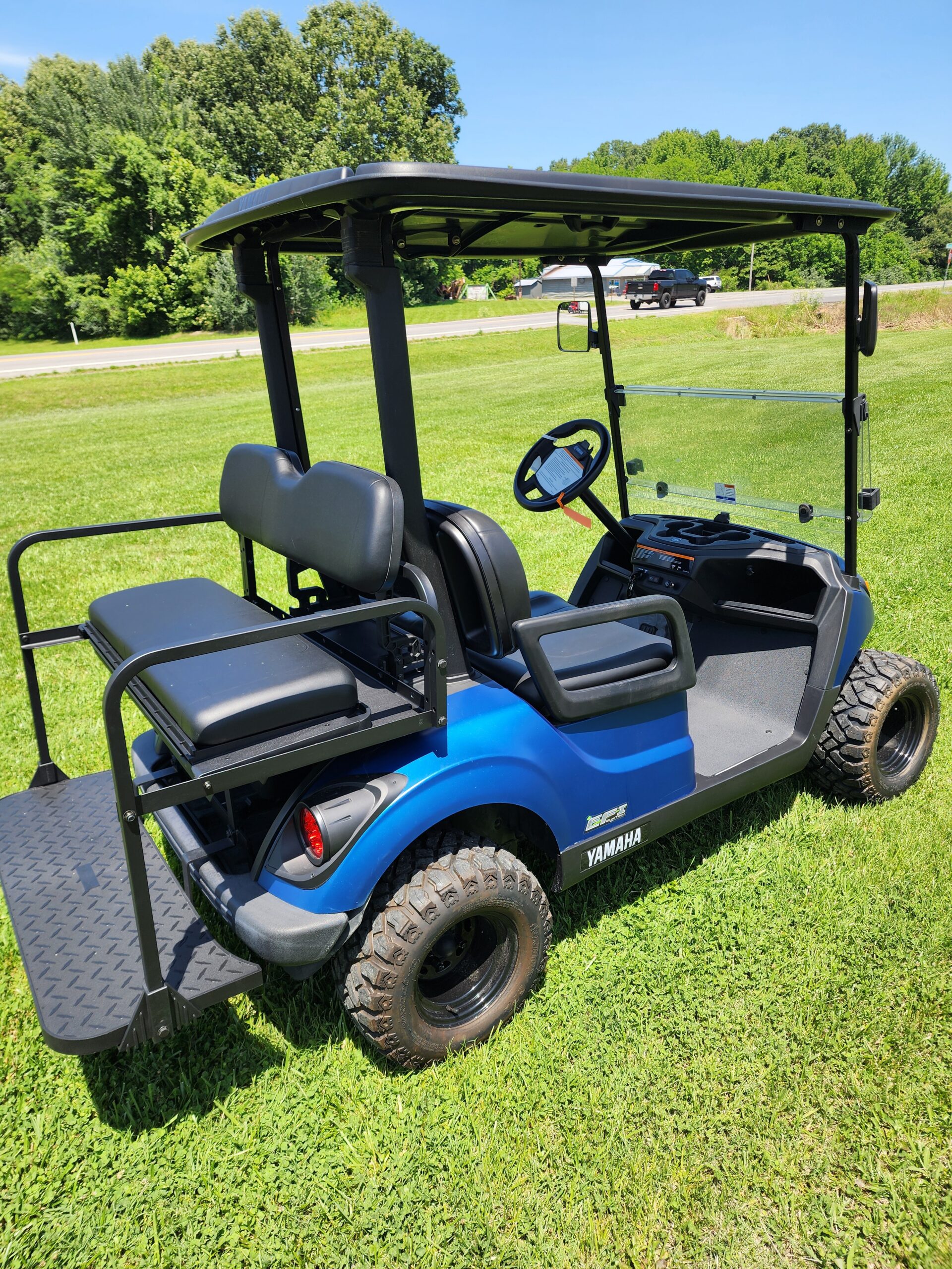 🔥 2021 Yamaha Drive2 – 4 Passenger Lifted EFI Gas Artic Drift Matte QuietTech Golf Cart Calvert City🔥 - Image 4