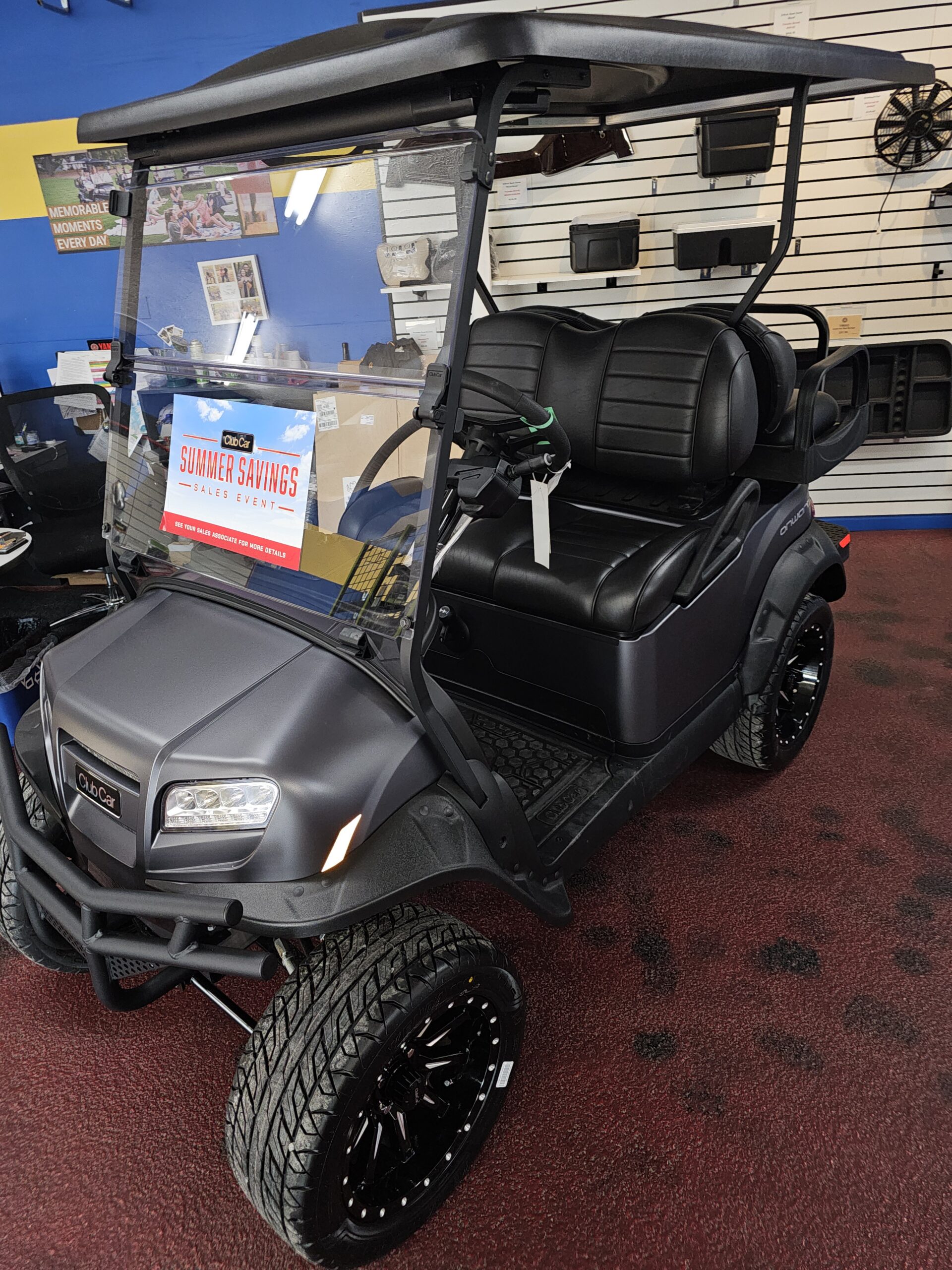 2027 Club Car® Onward® 4 Passenger Gas Graphite Matte Premium Calvert City - Image 3