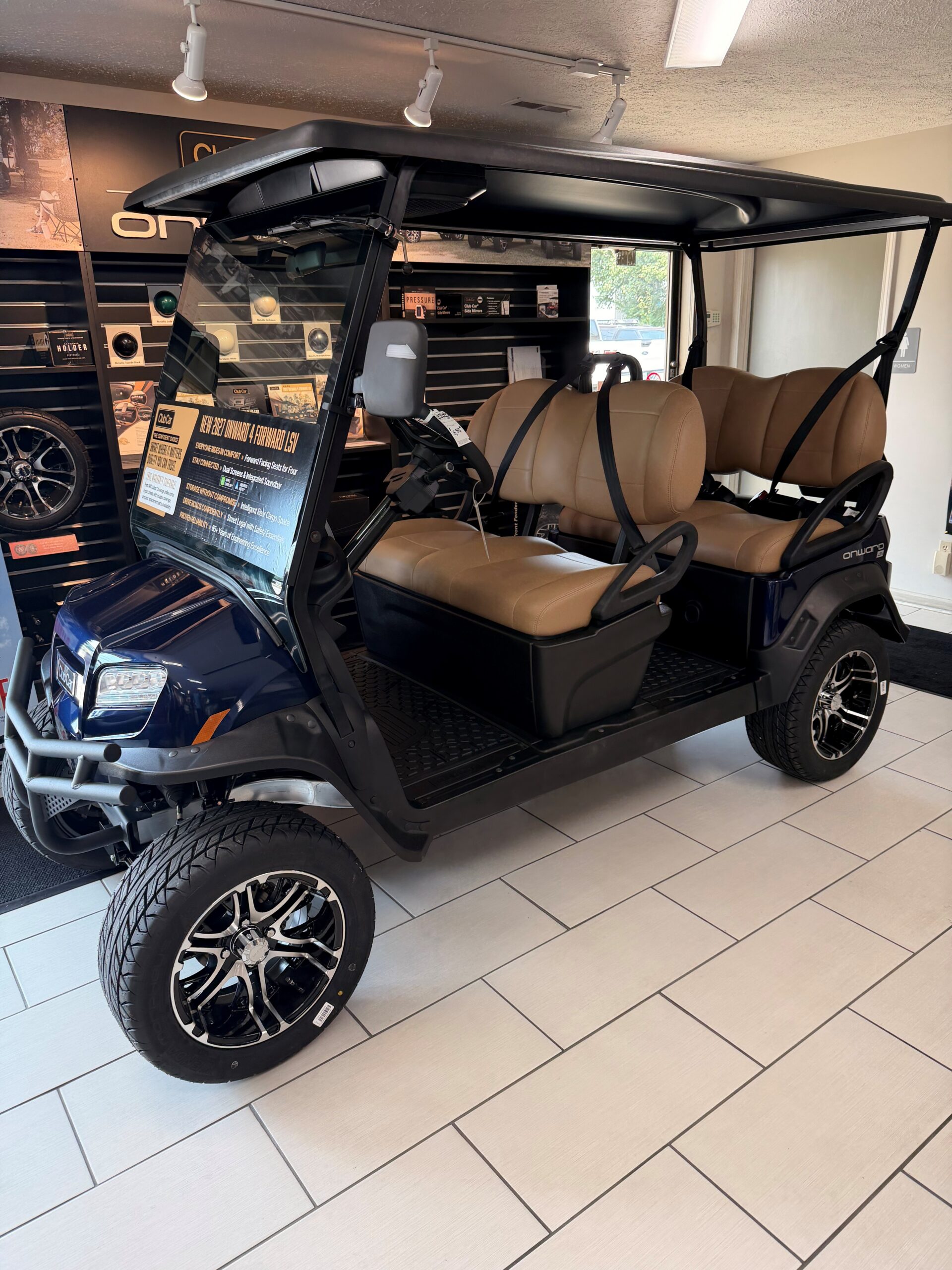 2027 Club Car Onward 4 Forward LSV Blue Onyx