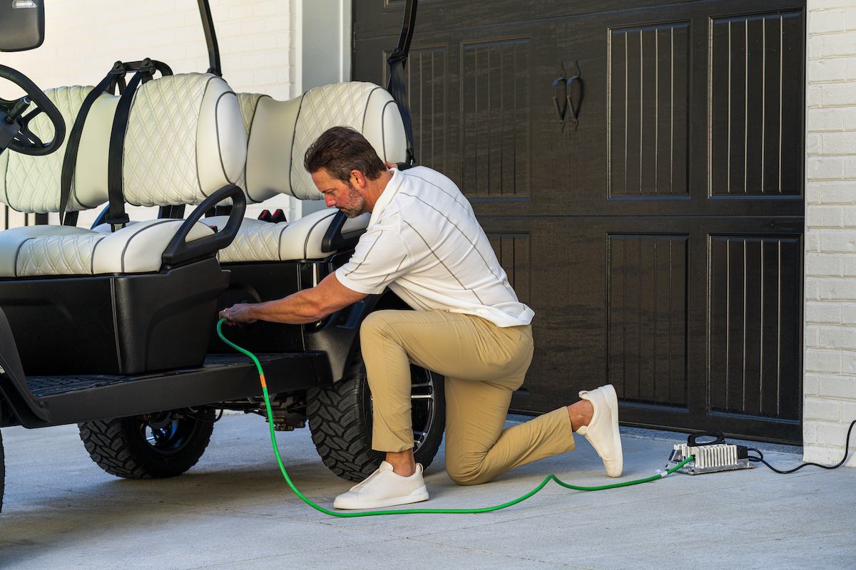 club car battery charging